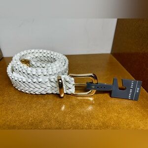 NWT Multi-Wear Versatile Goldtone & Braided Belt
